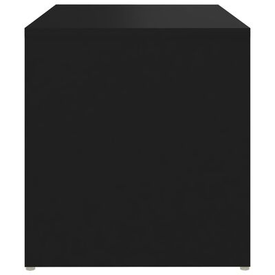 vidaXL lisalaud, must, 59 x 36 x 38 cm, puitlaastplaat