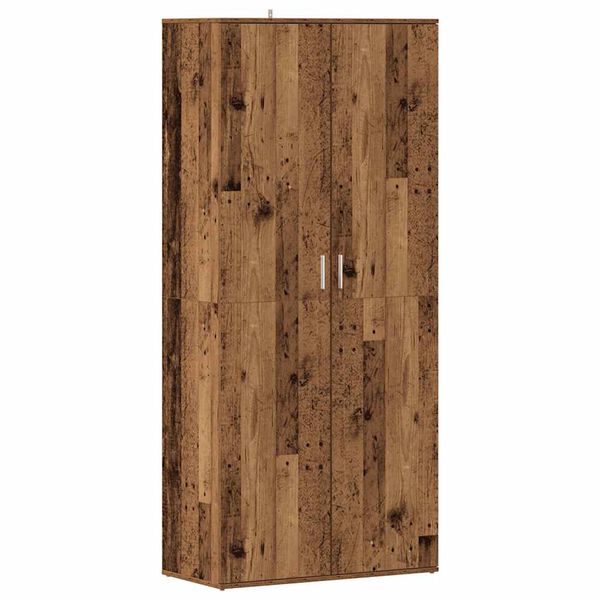 vidaXL Kingakapp Old Wood 80x39x178 cm Engineered Wood