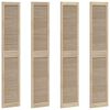vidaXL Kappi Uks 4 pcs Neutraalne 201 x 2,1 x 39,5 cm Tahke m&auml;nd