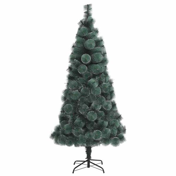 vidaXL Tehislumi Christmas Tree koos 300 LED-iga Roheline 180 cm PET