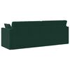vidaXL P&otilde;randadiivan-voodi 200cm Tume rohelise Samet