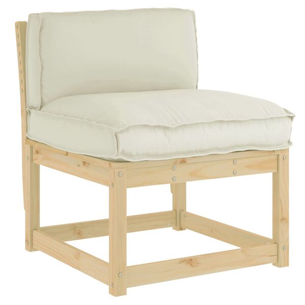 vidaXL Padi cream 70 x 40 x 12 cm Oxfordi kangas