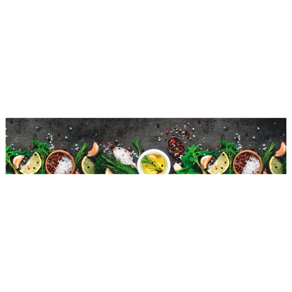 vidaXL köögivaip, pestav, vürtsid, 60 x 300 cm, samet