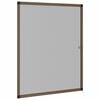 vidaXL Putukav&otilde;rk akendele Pruun 110 x 130 cm Alumiinium ja klaaskiud