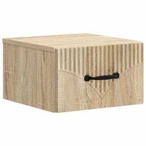 vidaXL Seinale kinnitatav &ouml;&ouml;tis sahtliga Sonoma tamm 34,5 x 33 x 20 cm