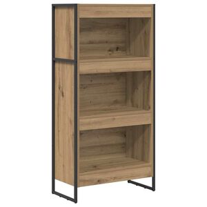 vidaXL Raamaturiiul 60 x 30 x 121 cm Tehispuit Artisani tamme