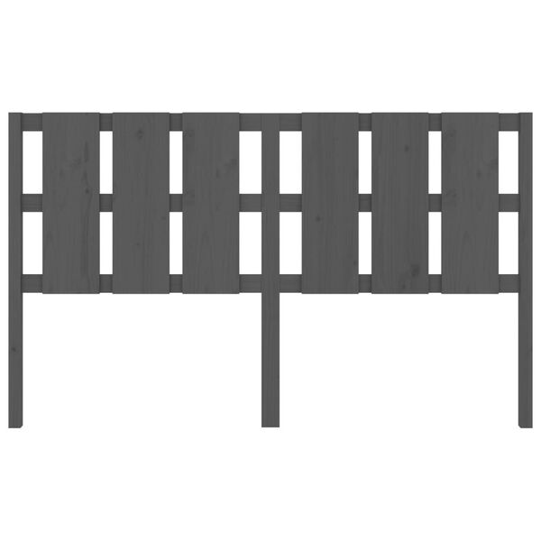 vidaXL voodipeats, hall, 185,5 x 4 x 100 cm, m&auml;nnipuit