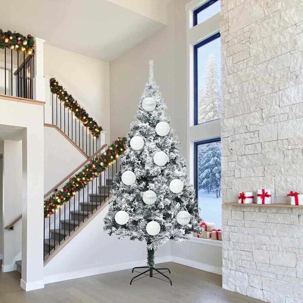 vidaXL J&otilde;ulupalli Komplekt XXL 3 pcs Valge Plastmass