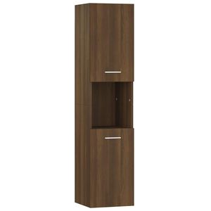 vidaXL vannitoakapp, pruun tamm, 30 x 30 x 130 cm, tehispuit