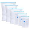 vidaXL Hoiustamise kotid 5 pcs Selge ja sinine 100 x 80 cm