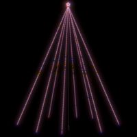 vidaXL jõulupuu tuled, tuppa/õue, 1300 LEDi, värviline, 8 m