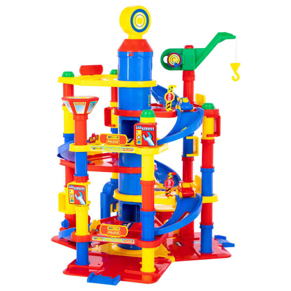 Polesie Wader 7-korruseline parkimismaja komplekt, 77 x 71 x 95 cm, PP