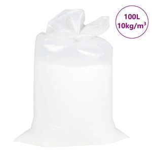 vidaXL Kott-tooli täidis EPS 100 L Valge 10 kg/m³