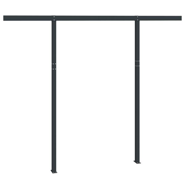 vidaXL varikatuse postide komplekt, antratsiithall, 300 x 245 cm, raud