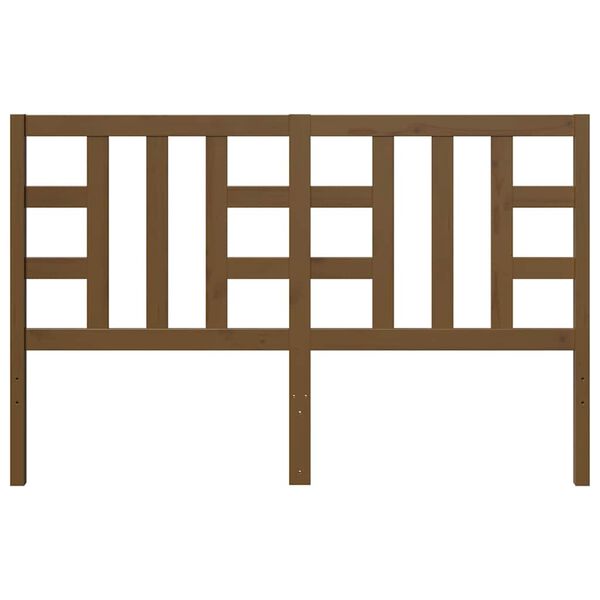 vidaXL voodipeats, meepruun, 166 x 4 x 100 cm, m&auml;nnipuit