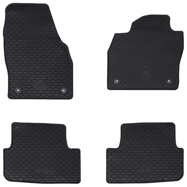 vidaXL Auto matt 4 pcs Must sobib SEAT IBIZAle, ARONAle, VW POLO 2017-
