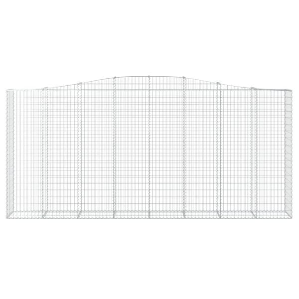 vidaXL kaarekujulised gabioonkorvid 3 tk, 400x50x180/200 cm, raud