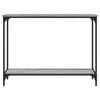 vidaXL konsoollaud, hall Sonoma tamm, 101x30,5x75 cm, tehispuit