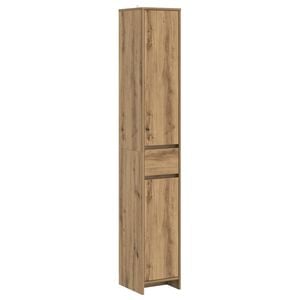 vidaXL Vannitoa kapp Artisan tamm 30 x 33 x 190 cm Tehispuit