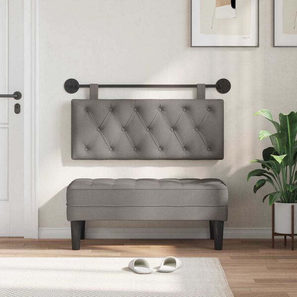 vidaXL Rippuv Peatoe Pruunikashall 110 x 55 x 7 cm kangas