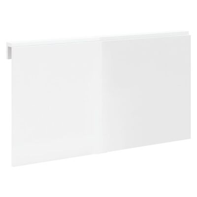 vidaXL kokkupandav seinalaud, kõrgläikega valge, 100x60x56cm tehispuit