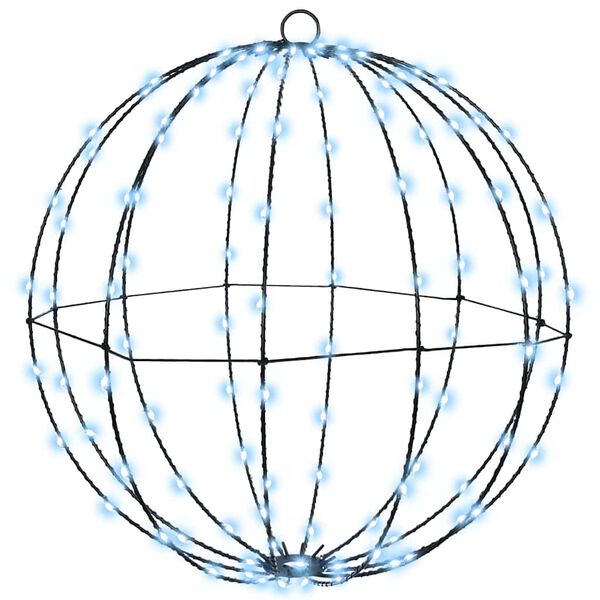 vidaXL Pall 2 pcs K&uuml;lm valge 50,5 x 50,5 x 52 cm Metall