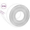 vidaXL aiapiirded 3 tk, must, 10 m, 20 cm, polüetüleen
