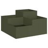 vidaXL Aia istutuspot Oliiviroheline 80 x 80 x 48 cm Teras