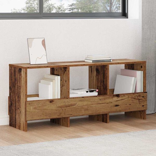 vidaXL Ajakirja riiul Vana puit 102 x 30 x 45 cm