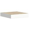 vidaXL seinariiulid, 4 tk, tamm ja valge, 23 x 23,5 x 3,8 cm MDF