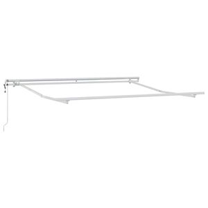 vidaXL Kailastud raam Valge 300 x 250 cm Alumiinium