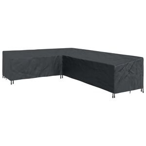 vidaXL M&ouml;&ouml;bli kate Must 355 x 275 x 80 cm 600D Oxford Kangas