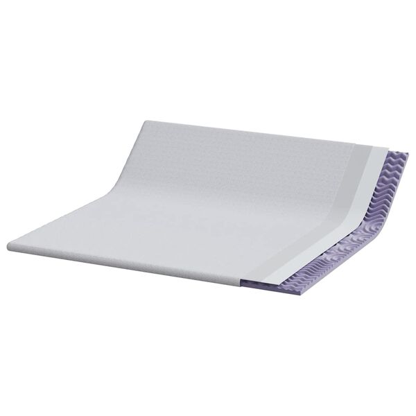 vidaXL Madratsi kate Valge 200 x 200 cm Jakardi kangas