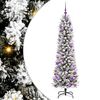 vidaXL Tehisj&otilde;ulupuu koos alusega Valge 180 cm PVC, metall ja plastik