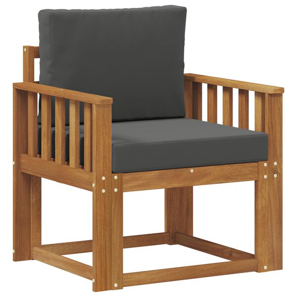 vidaXL &Otilde;uesohva Tugev akaatsiapuit ja pol&uuml;ester Neutraalne