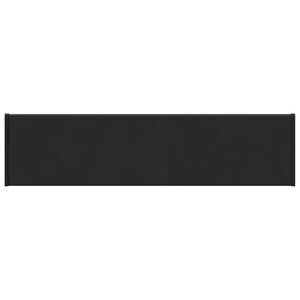 vidaXL Akna aluskate Musta puidu mustriga 60 x 20 x 4,5 cm PVC