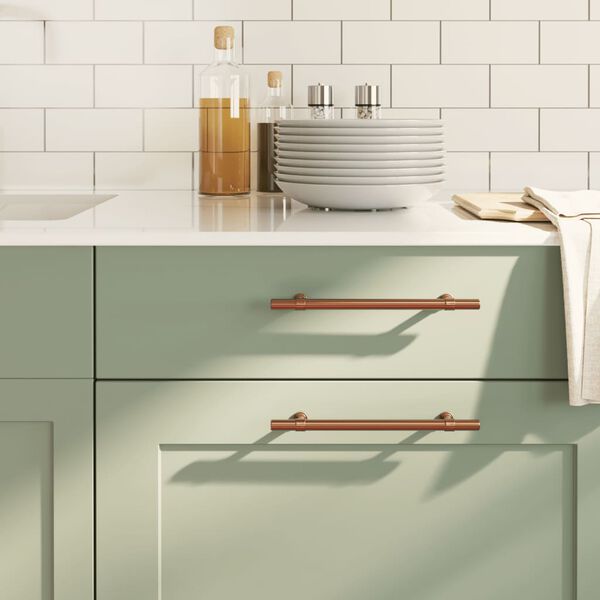 vidaXL kapi k&auml;epidemed 20 tk, pronks, 160 mm, roostevaba teras