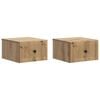 vidaXL Seinale kinnitatav &ouml;&ouml;tis 2 pcs Artisan tamm 33 x 34,5 x 20 cm
