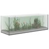vidaXL Akvaarium ladustamisega L&auml;bipaistev 60 x 20 x 20 cm Klaas
