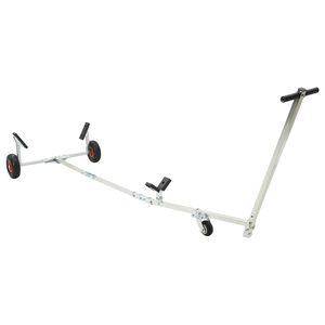vidaXL Reguleeritav paaditrailer pneumaatiliste rehvidega 200 kg Load