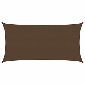 vidaXL päikesepuri 160 g/m² pruun, 2 x 3,5 m, HDPE