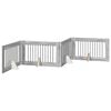 vidaXL Kokkupandav koerte v&auml;rav statiividega 4 pcs Hall Sonoma 401 cm