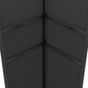 vidaXL varjualune topeltkatuse ja LED-nöörvalgustiga 3x3 m antratsiit