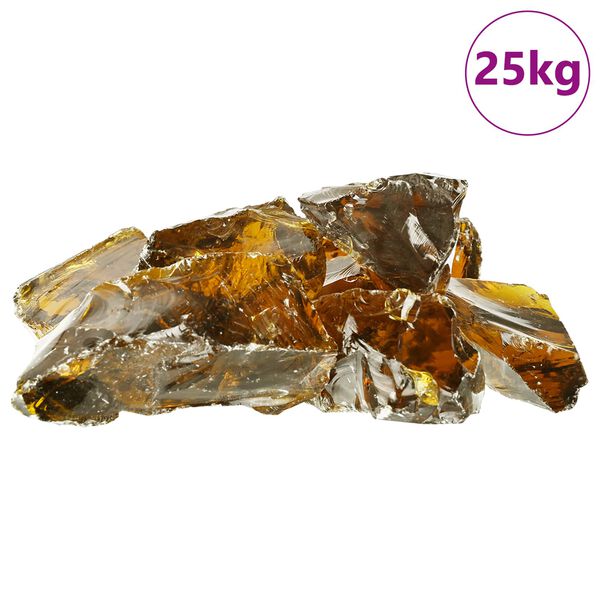 vidaXL Aia Kivid Pruun 12 cm Klaas