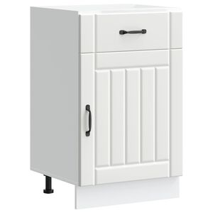 vidaXL k&ouml;&ouml;gi aluskapp Lucca, valge, tehispuit