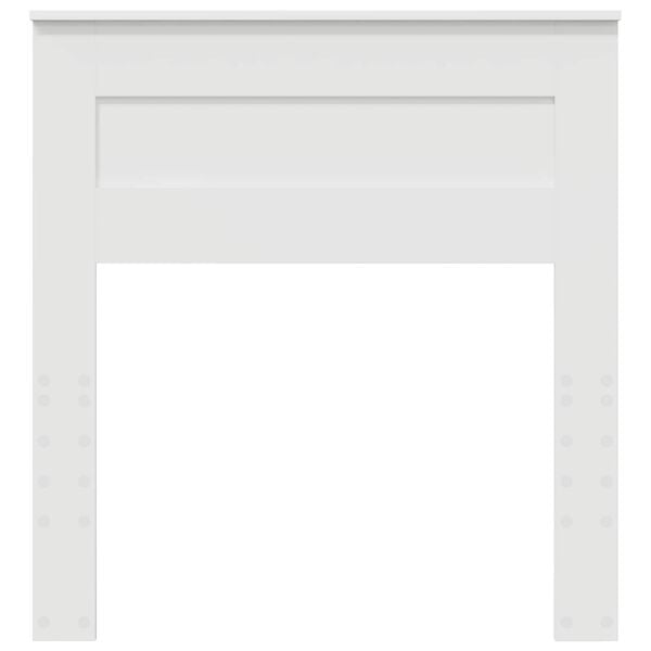 vidaXL Peats peaga Valge 75 cm Tehispuit