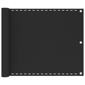 vidaXL r&otilde;dusirm HDPE, 75 x 500 cm, antratsiithall