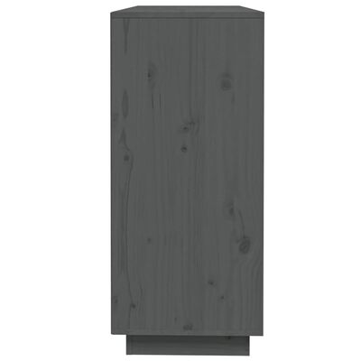 vidaXL puhvetkapp, hall, 110,5 x 35 x 80 cm, toekas männipuit