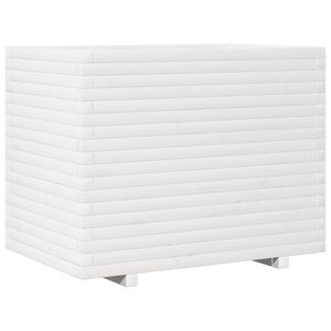 vidaXL aia taimekast, valge, 90x60x72 cm, m&auml;nnipuit
