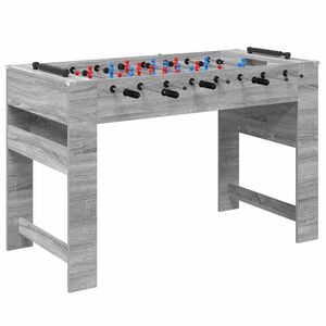 vidaXL Foosball laud Hall Sonoma 125 x 60,5 x 80 cm Tehispuit